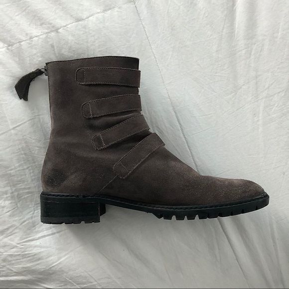 STUART WEITZMAN Jitterbug Suede Boot Seal 8 - Picture 8 of 16